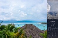 Weil's nicht nur auf Bali nervt, die Apple Wetter App sagt immer es ist Gewitter, ja wo denn ?